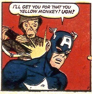 Image from Captain America Comics #6, by Joe Simon and Jack Kirby.